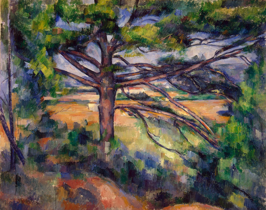 Paul Cezanne. Great pine tree near AIX