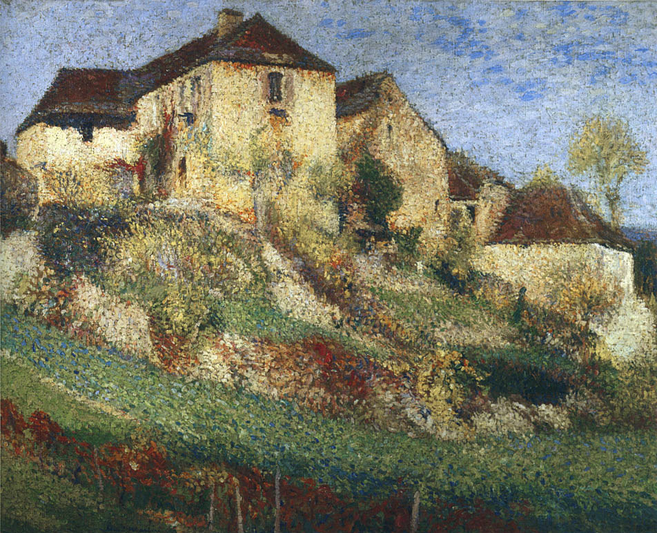 Henri Martin. Landscape with a house