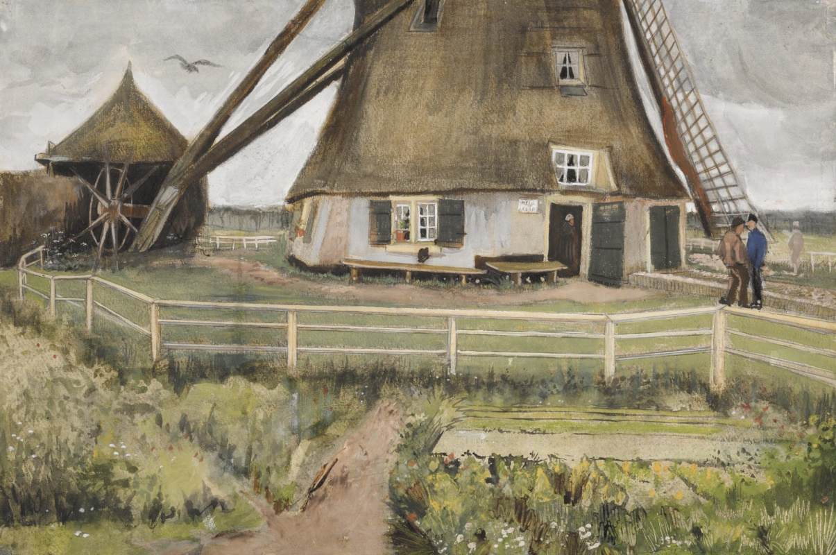 Вінсент Ван Гог. Ветряная мельница близ Гааги