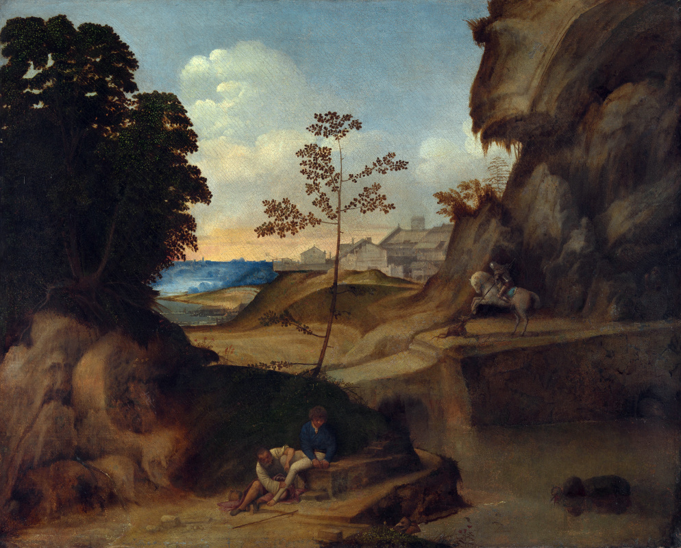 Giorgione. Sunset