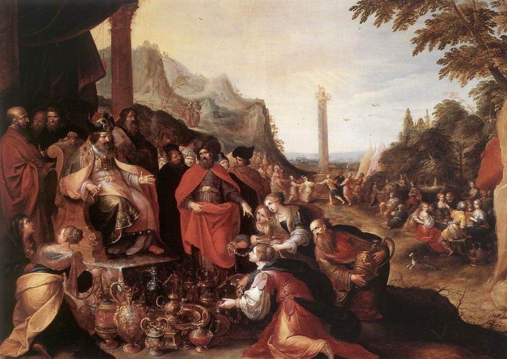 Frans Franken the Younger. The worship of the Golden calf