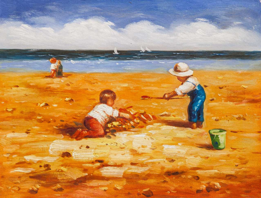 Maria Potapova. Kids on the Beach