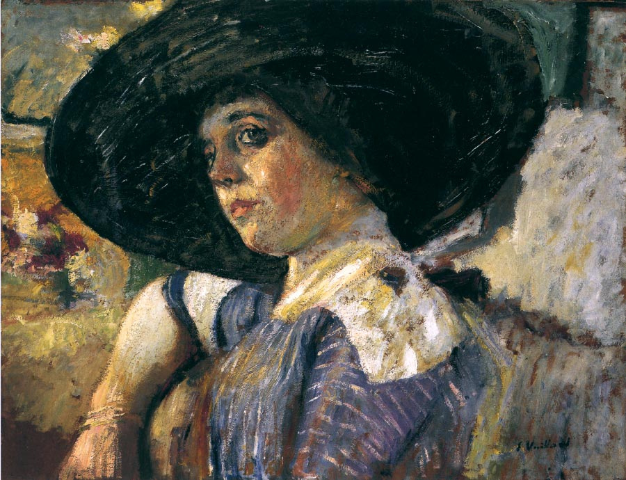Jean Edouard Vuillard. Woman in hat