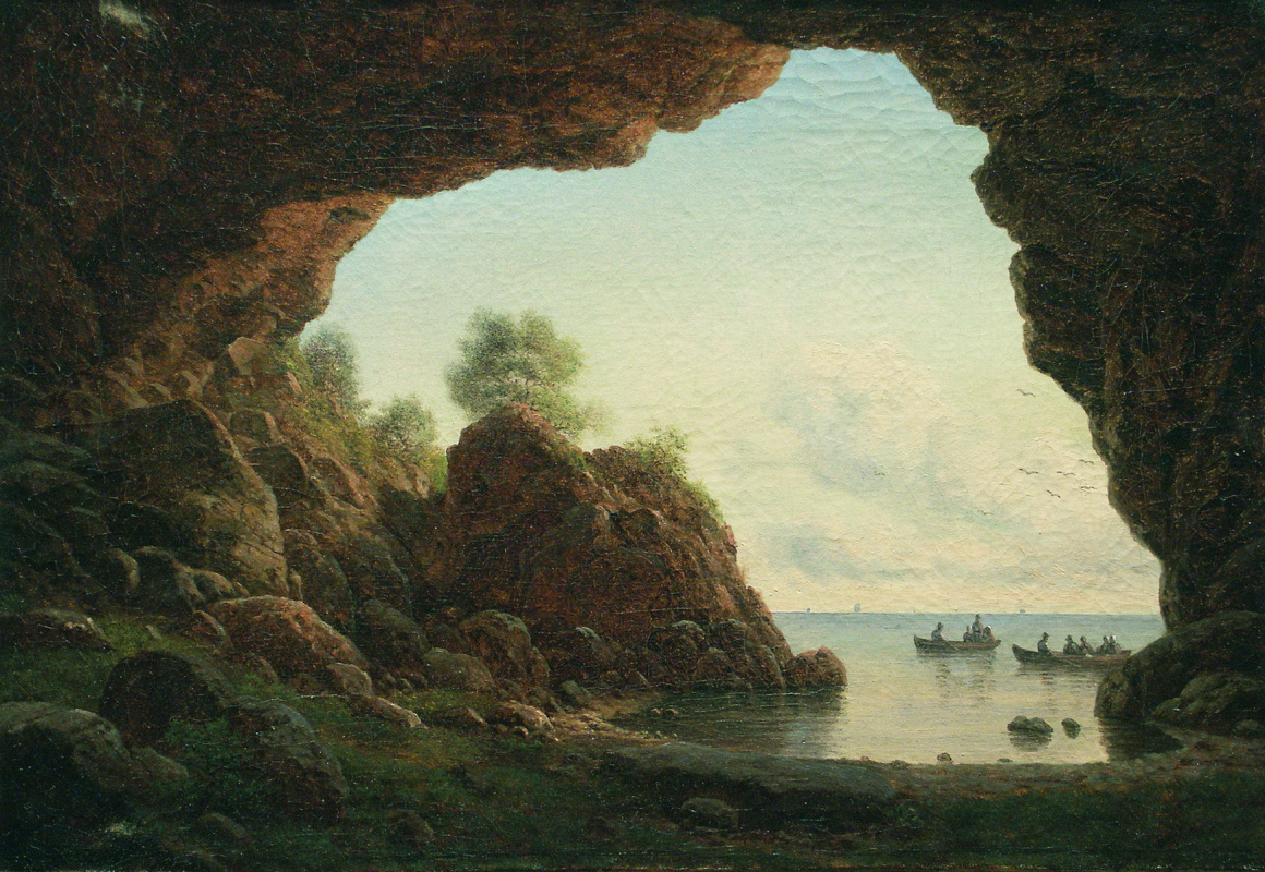Lev Feliksovich Lagorio. The view from the grotto of the sea