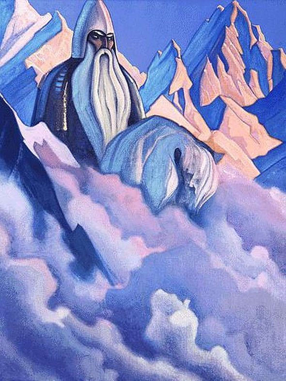 Nicholas Roerich. Svyatogor