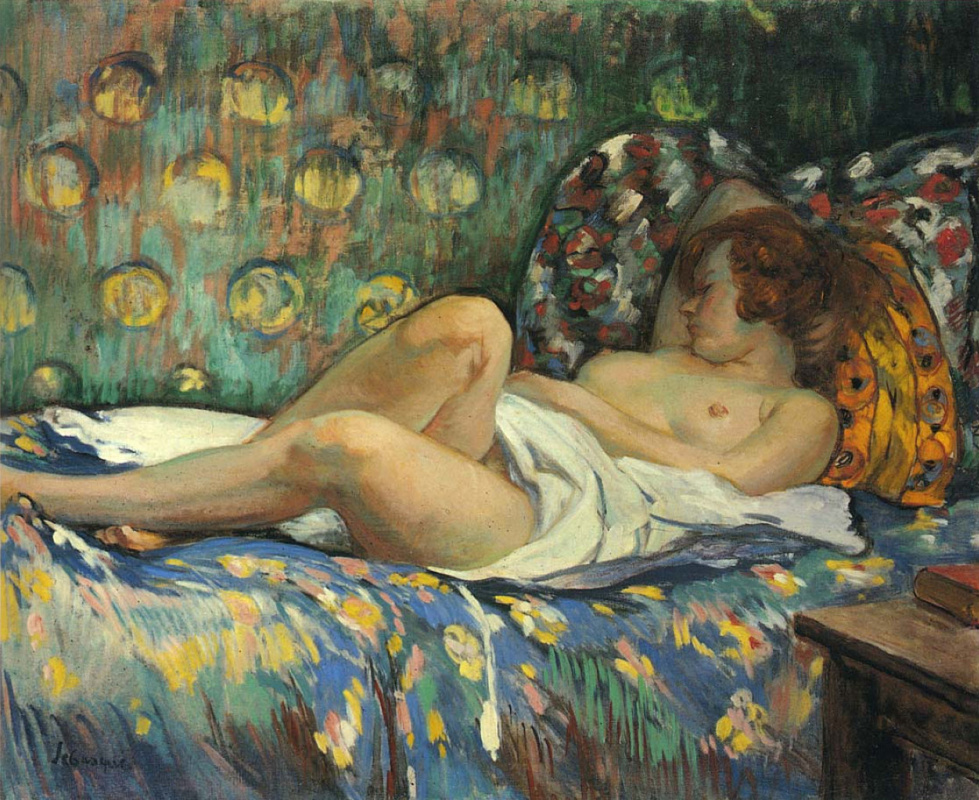 Henri Lebasque. Naked in a dream