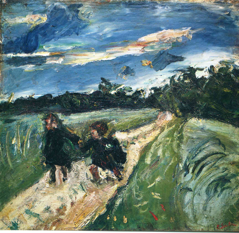 Chaim Soutine. Return from school after the storm