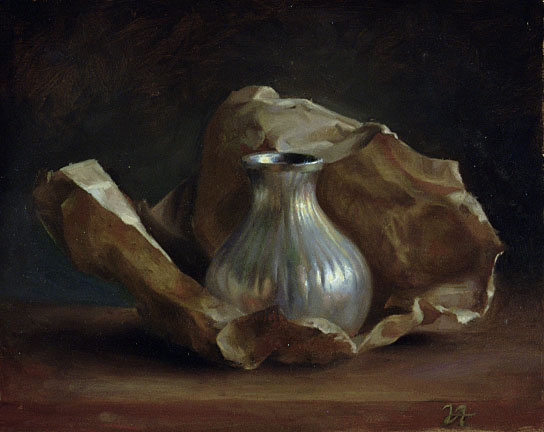 Juliet Aristeides. Silver vase