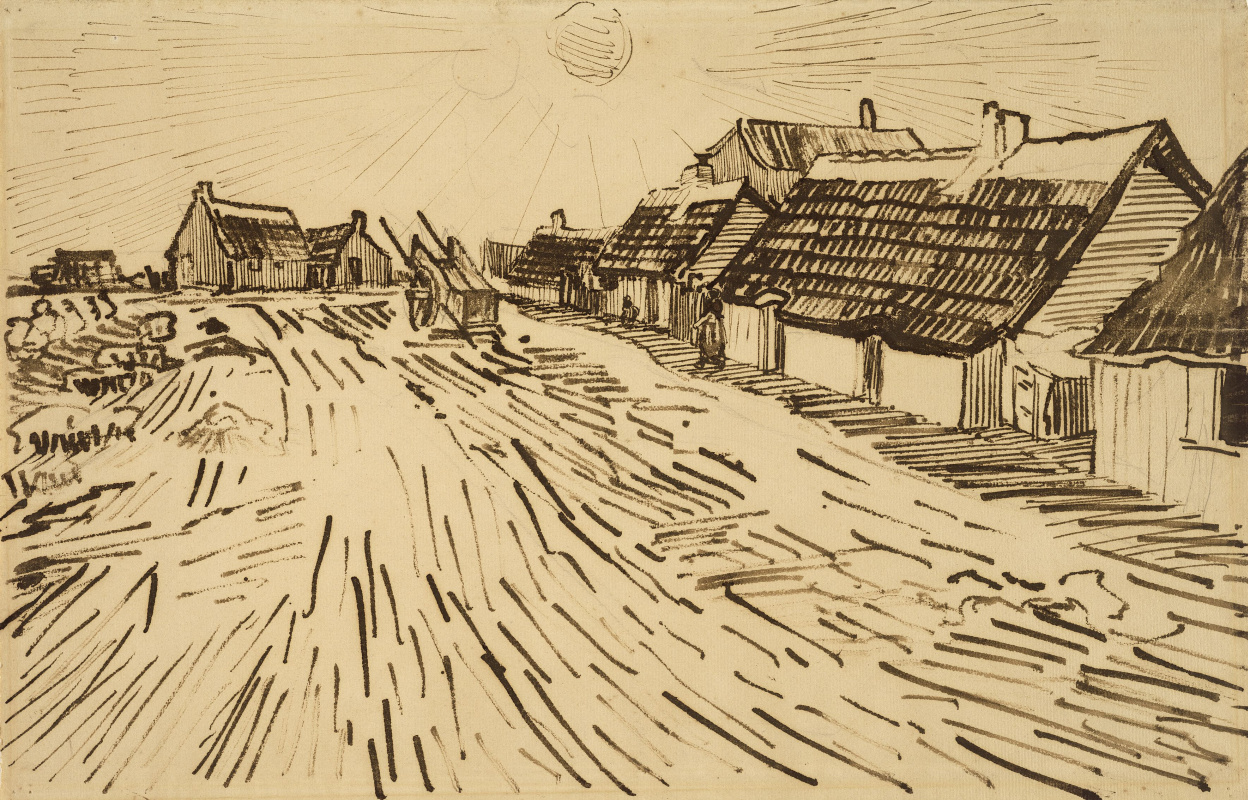Vincent van Gogh. Home in the sun in Les-Saintes-Maries-de-La-Mer