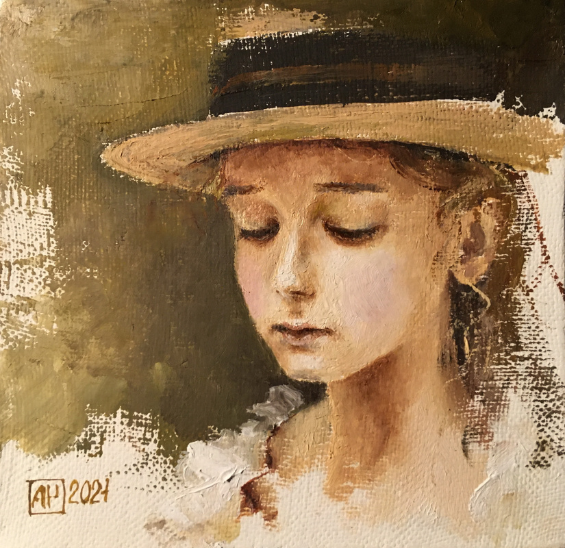 Alexander Cepel. The Girl in the Hat