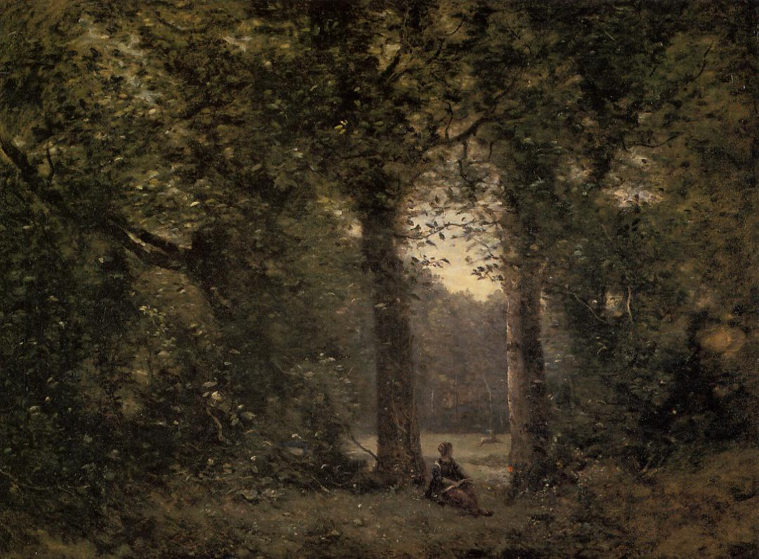 Camille Corot. Glade, memories of Wil d'Avray