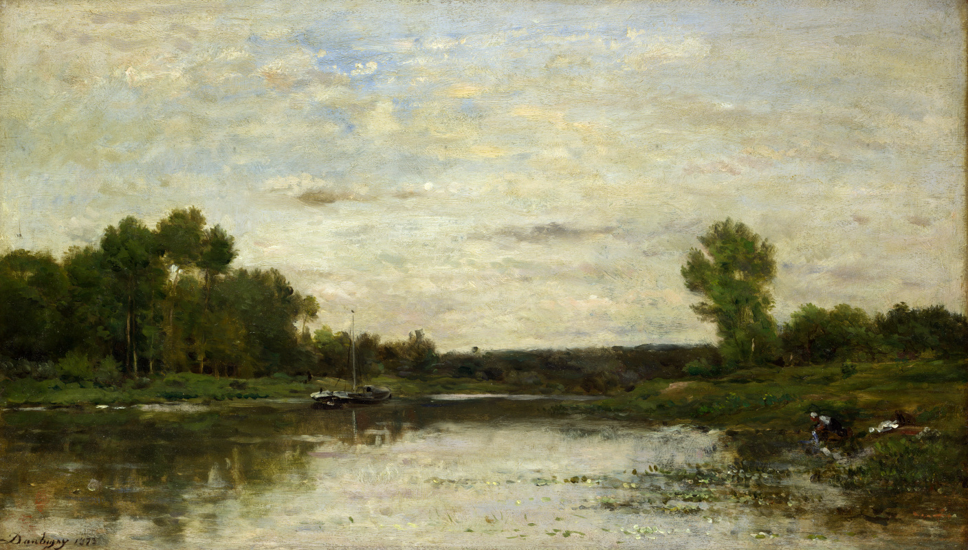 Charles-Francois Daubigny. The view on the Oise