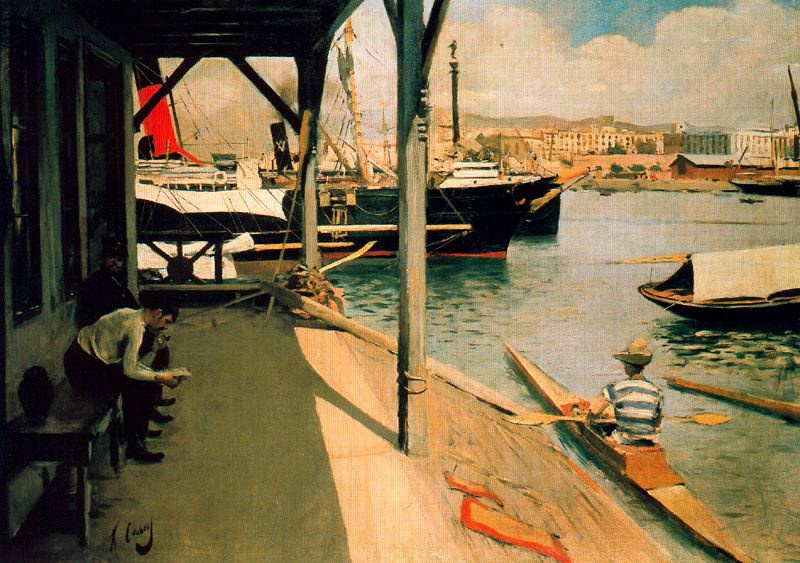 Ramon Casas i Carbó. Barcelona Yacht Club