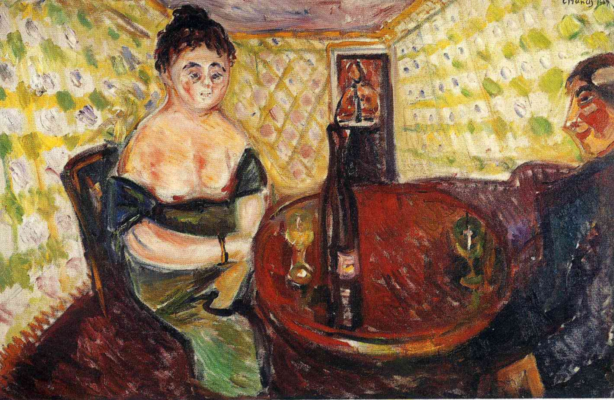 Edward Munch. Public house. For cute Madeleine