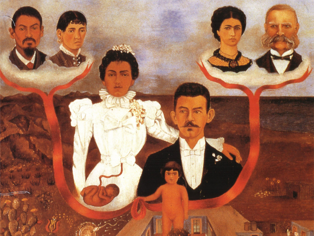 Frida Kahlo. My grandparents, my parents and I