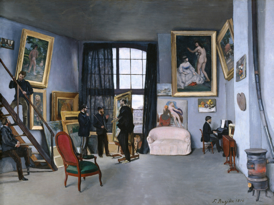 Frédéric Bazille. El estudio del artista, rue de La Condamine