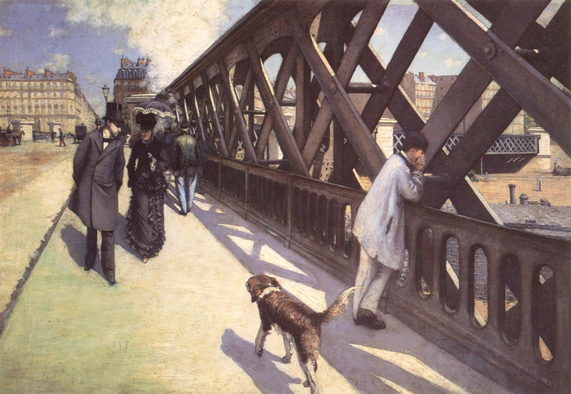 Gustave Caillebotte. Le pont de l'Europe
