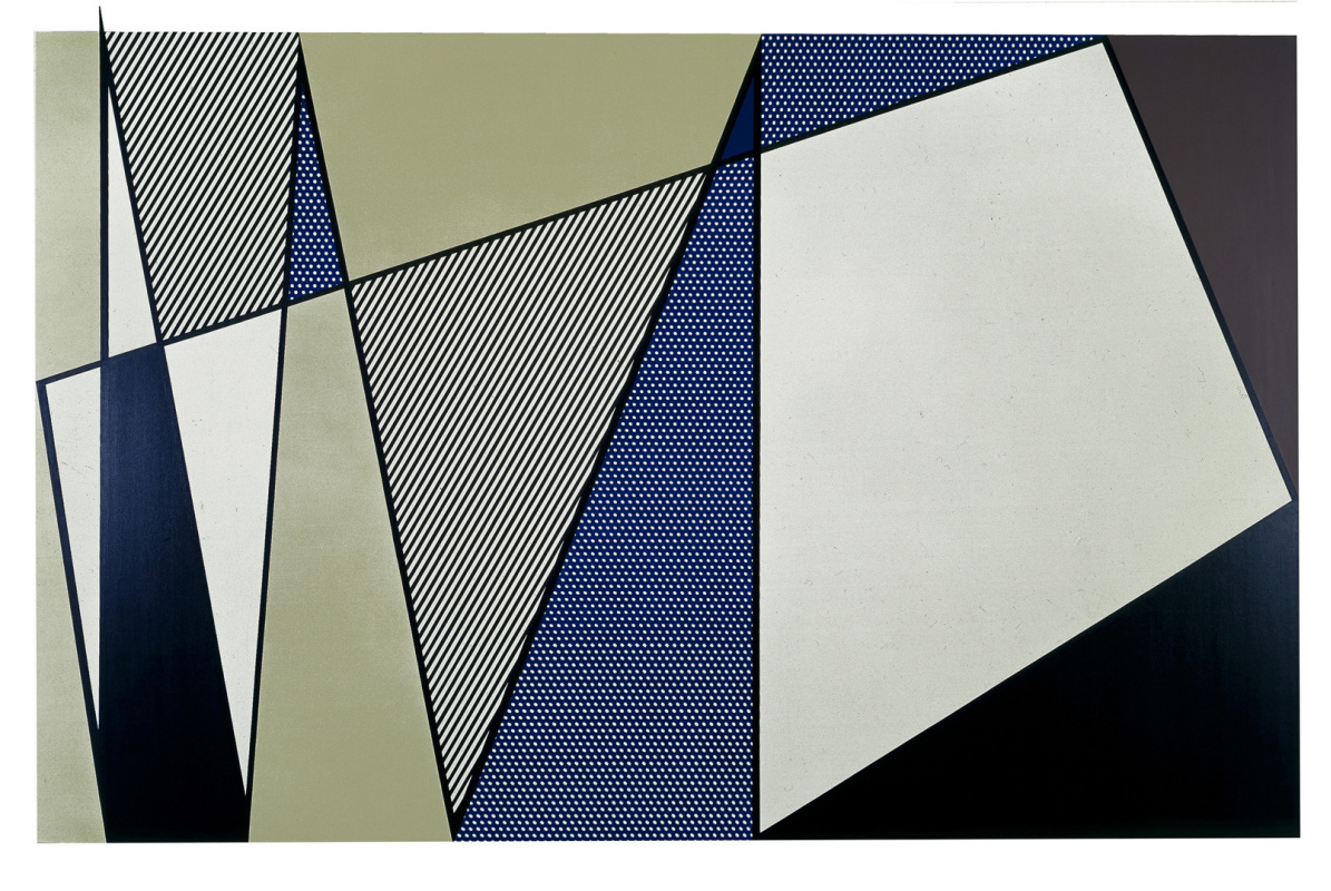 Roy Lichtenstein. Imperfect painting