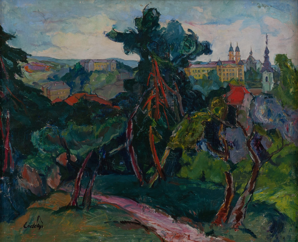 Adalbert Mikhailovich Erdeli. Uzhgorod castle. Bishop's Residence