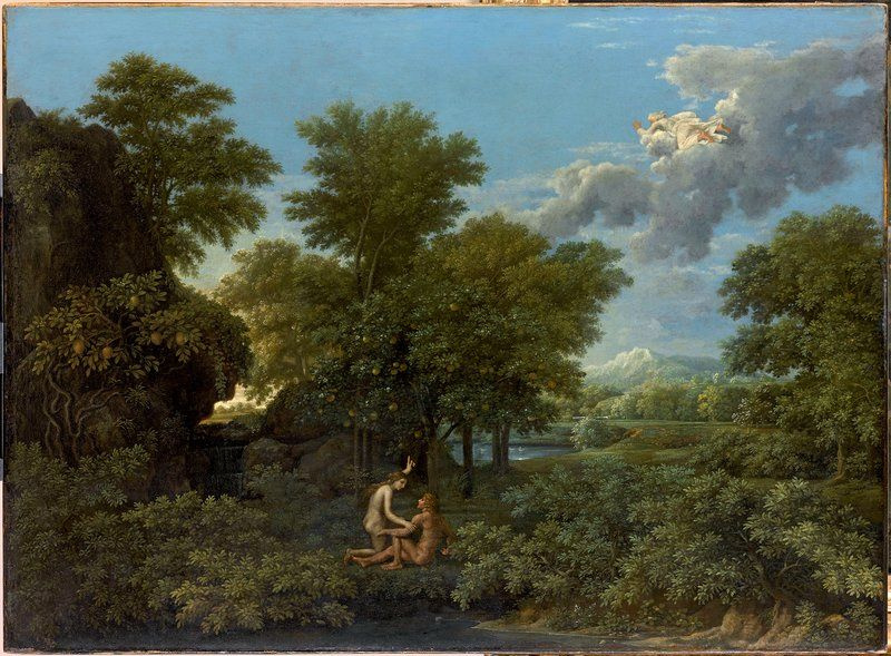 Nicolas Poussin. Spring from the "seasons"