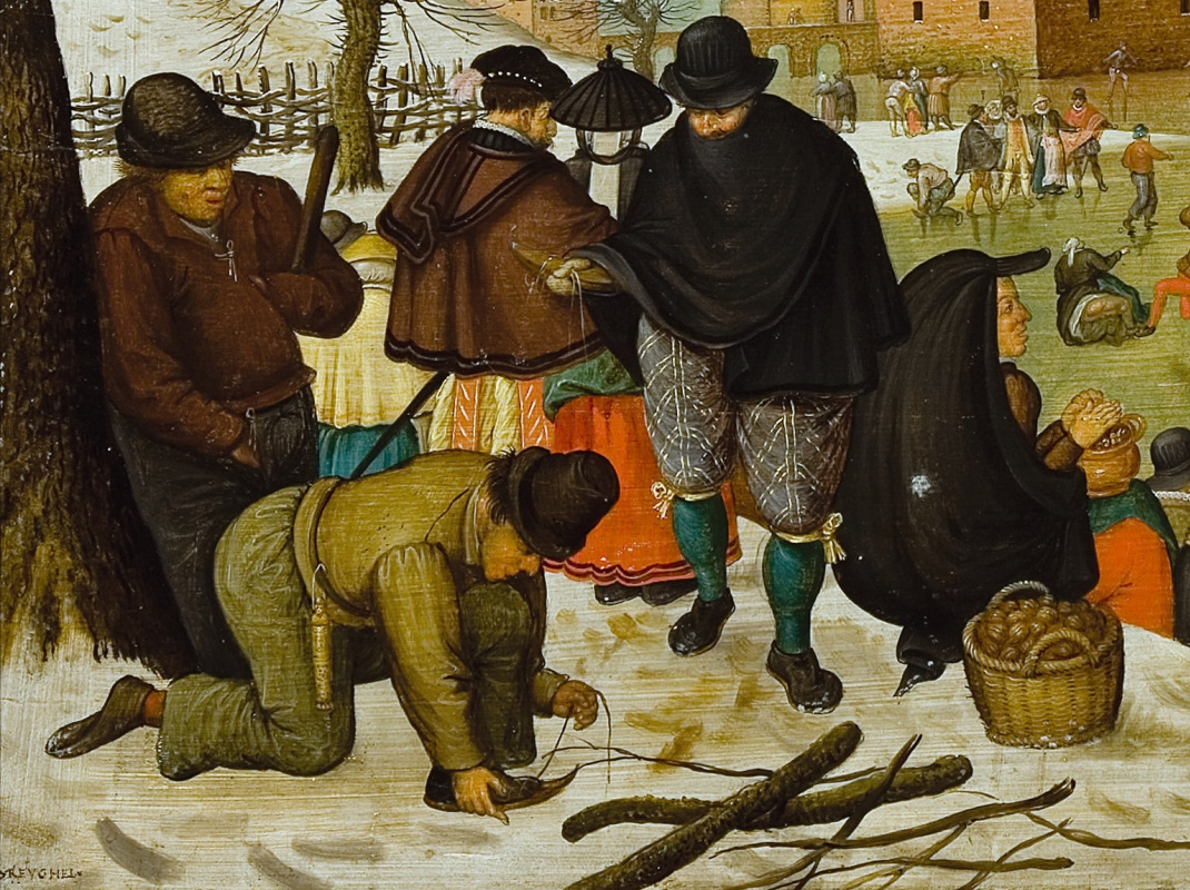 Peter Brueghel The Younger. Die vier Jahreszeiten. Winter. Winterspaß