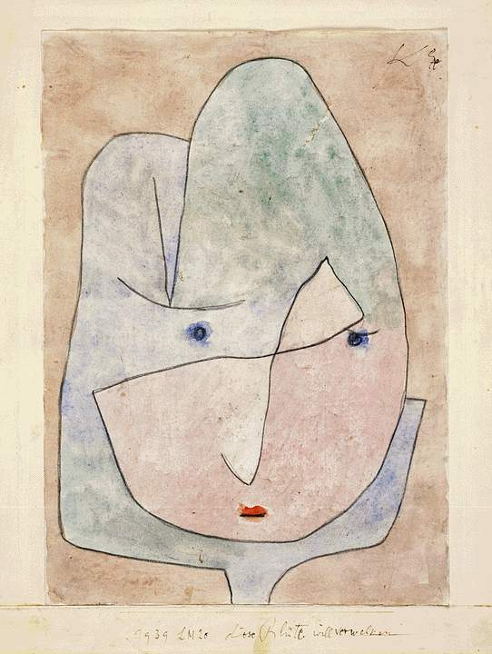 Paul Klee. The flower disappears