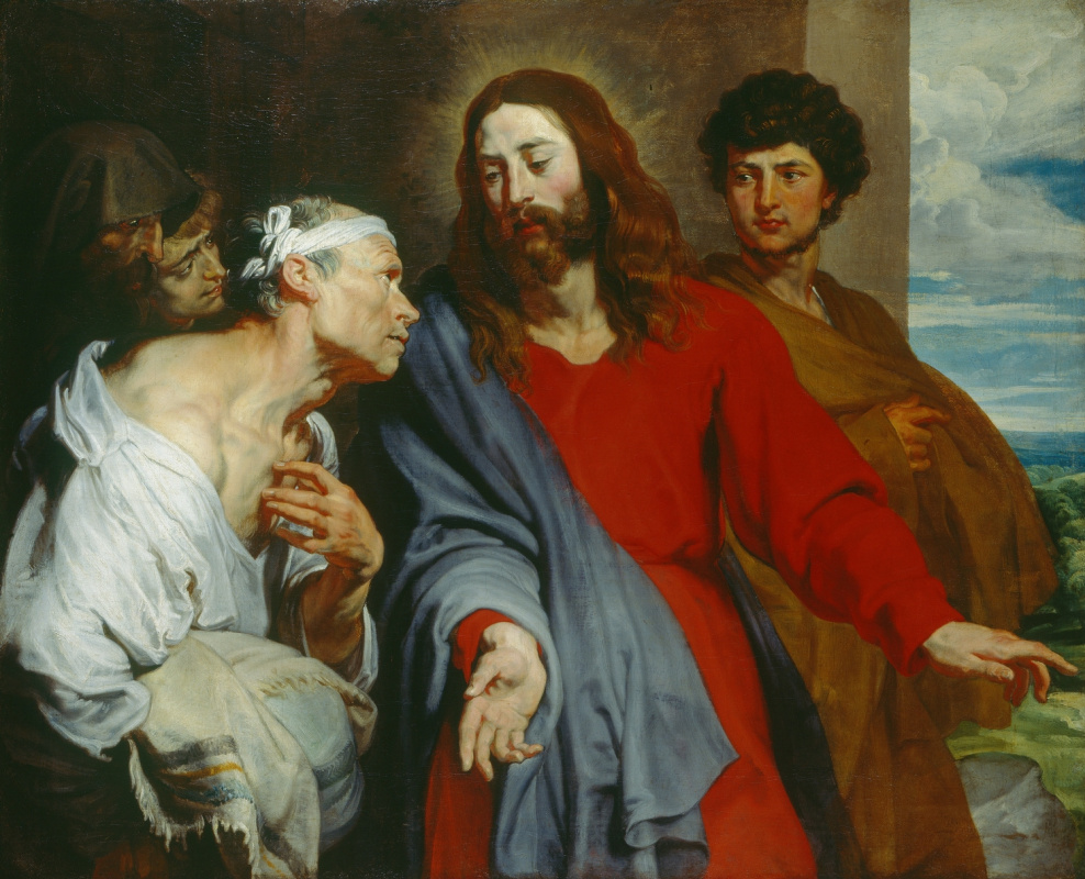 Anthony van Dyck. Christ heals a paralytic