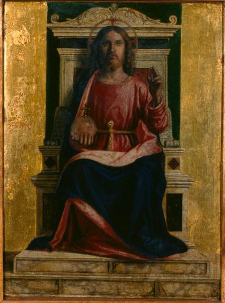 Giovanni Battista Cima da Conegliano. Cristo in trono (il Salvatore)