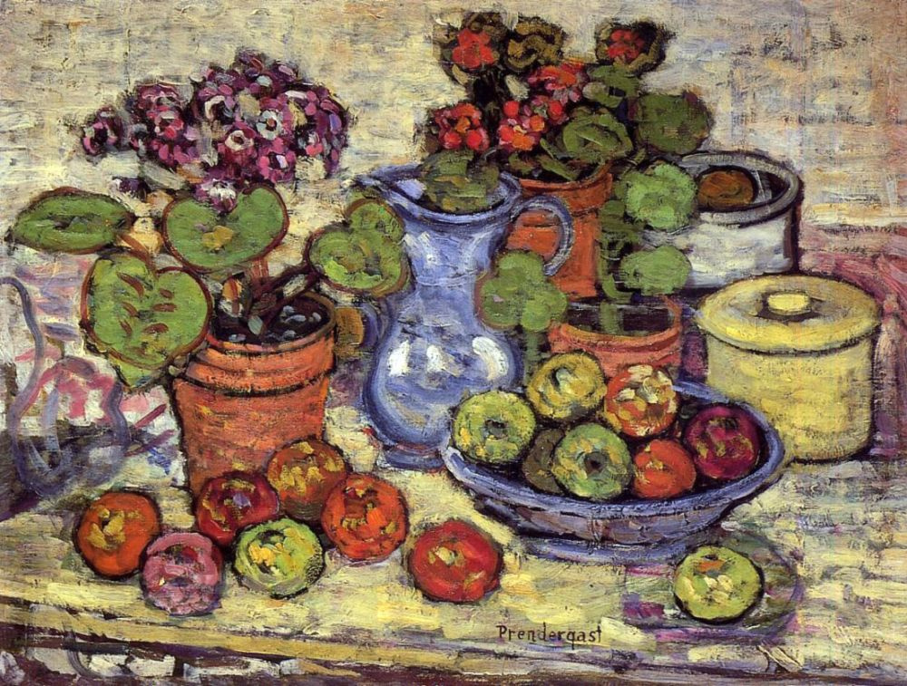 Maurice Braziel Prendergast. Flowers and fruits