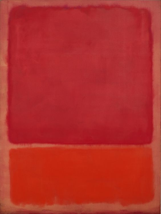 Rothko Mark. Untitled (Red, orange)