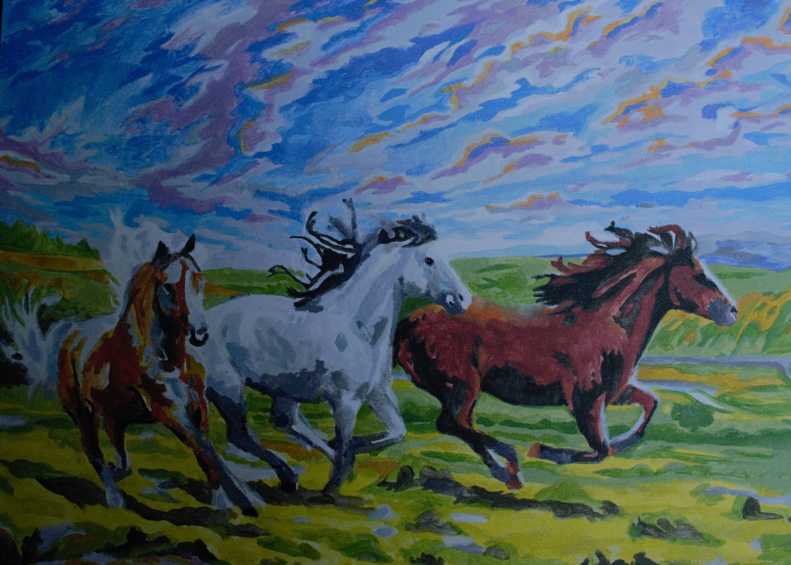 Lena Deli. Wild horses