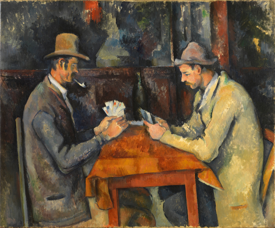 Paul Cezanne. Players in cards