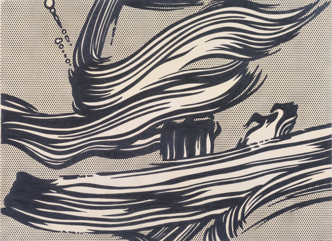 Roy Lichtenstein. Brush strokes
