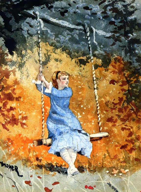 Winslow Homer. The girl on the swing