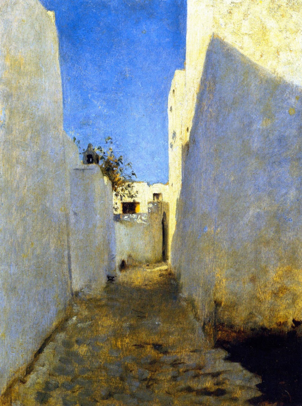 John Singer Sargent. Moroccan street