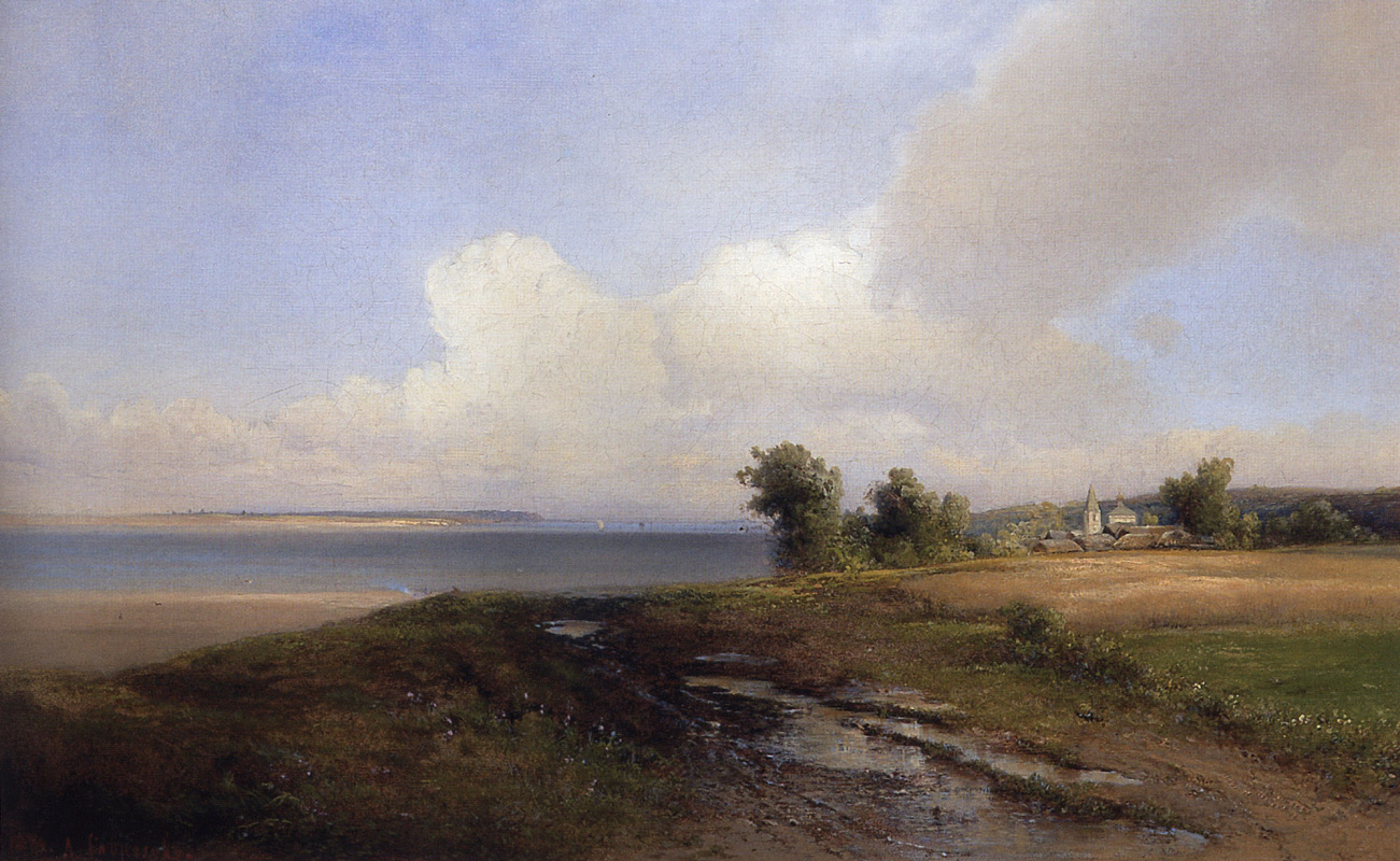 Alexey Savrasov. Landscape. Bank Of The Volga