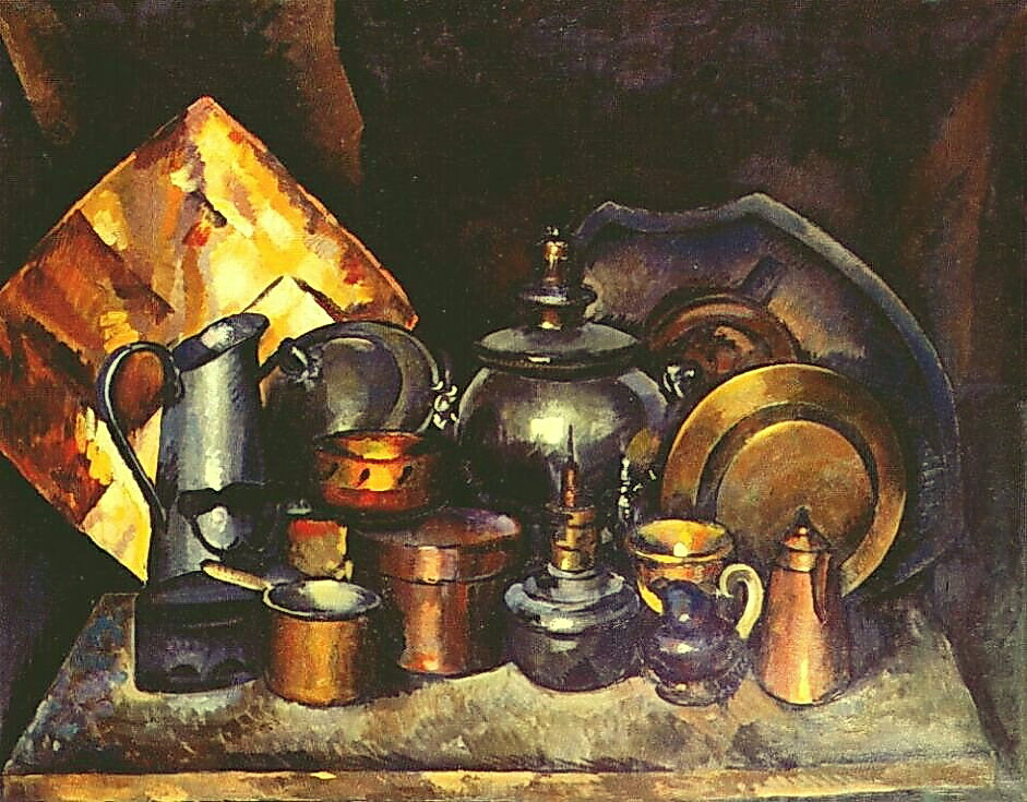 Ilya Mashkov. Still life with a samovar