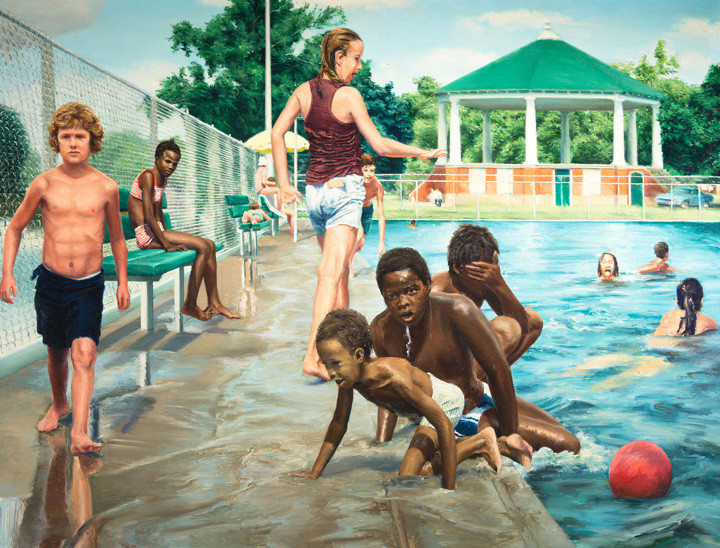 Edith Neff. Pool in the hunting park