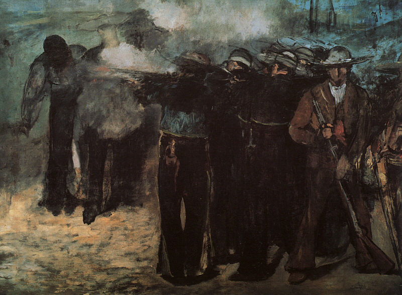 Edouard Manet. The execution of Emperor Maximilian