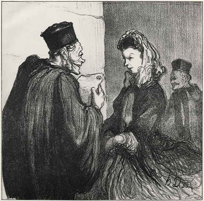 Honore Daumier. Your infidelity