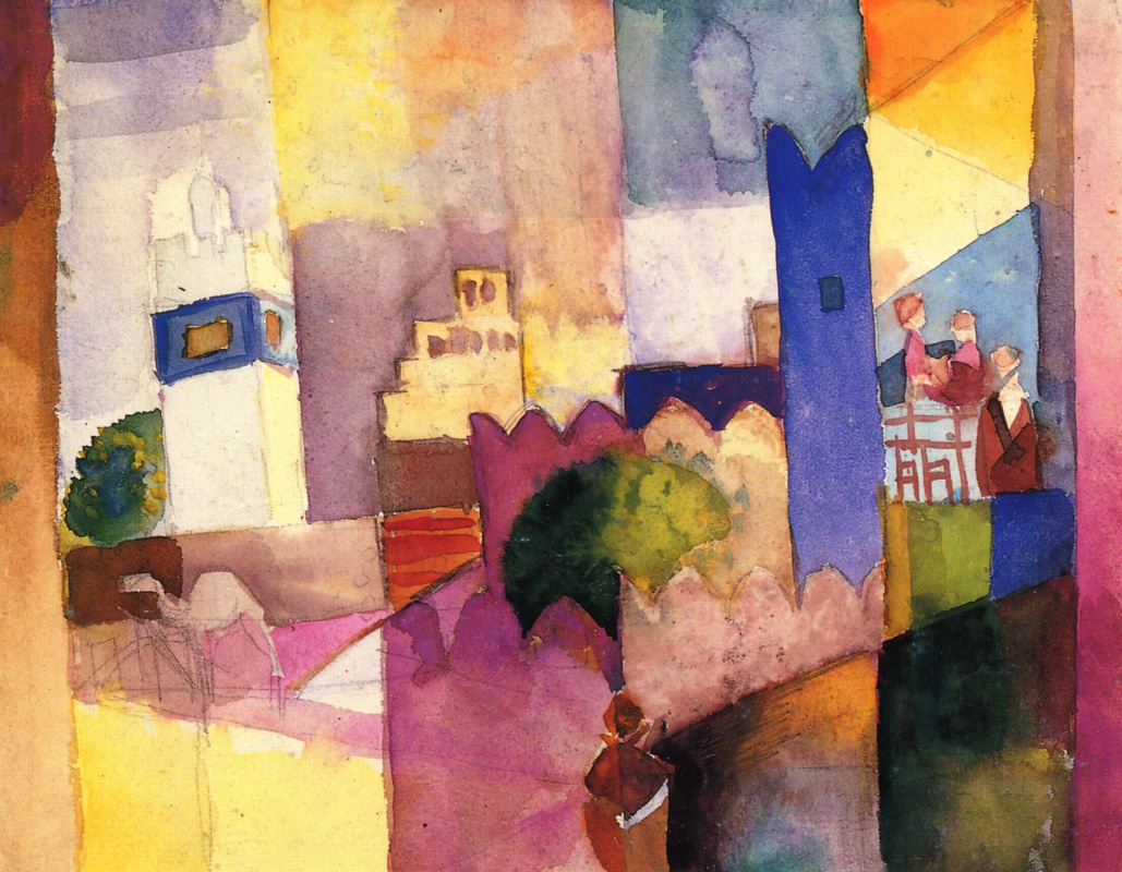 August Macke. Kairouan