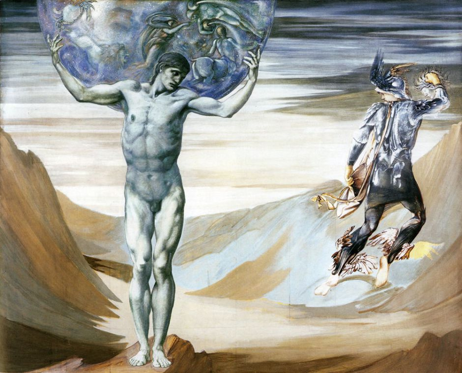Edward Coley Burne-Jones. The Perseus Series: Atlas Turned to Stone