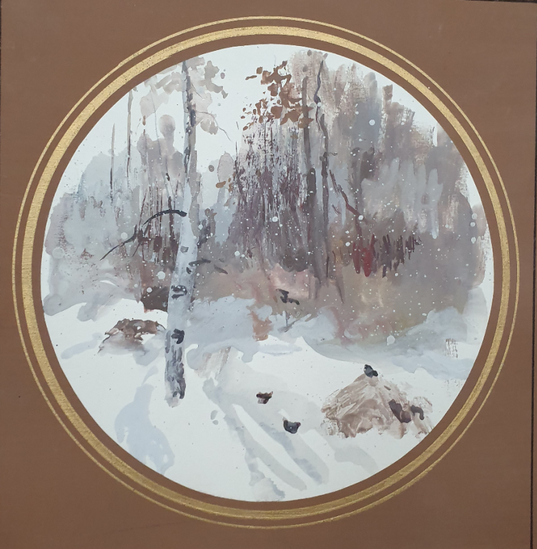 David Pilko. Winter in the forest
