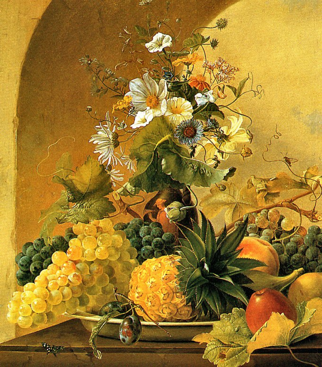Still life with fruit and flowers by Michael Ventzel: History