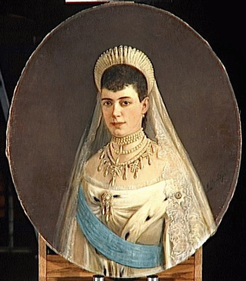 Nikolay Gustavovich Shilder. La emperatriz maria feodorovna