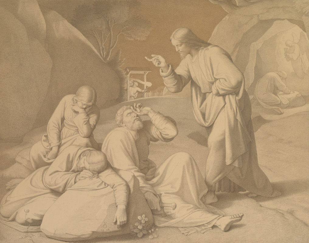 Иоганн Фридрих Овербек. Христос в Гефсиманском саду