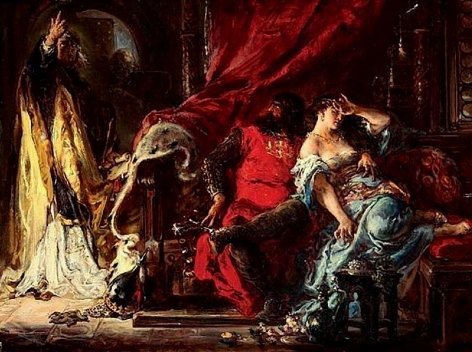 Saint Stanislav rebukes Boleslaw the Bold, 1877, 47×35 cm by Jan Matejko:  History, Analysis & Facts | Arthive