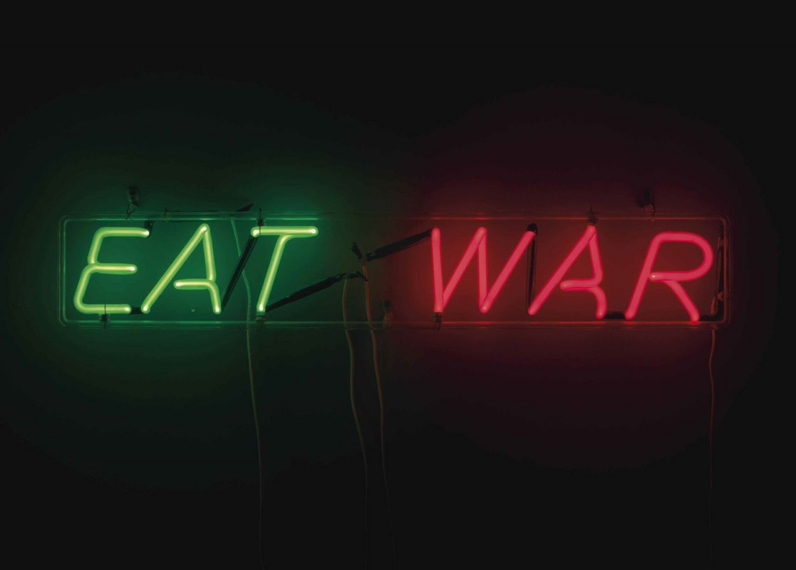 Bruce Nauman. Eat War