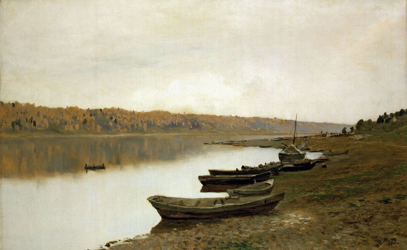Isaac Levitan. On the Volga