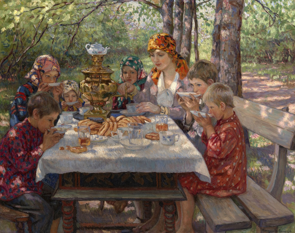 Nikolay Petrovich Bogdanov-Belsky. Guests teachers